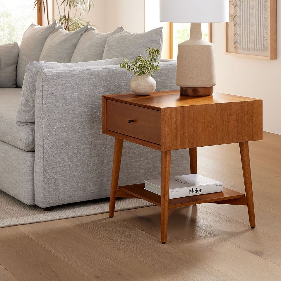 MidCentury Side Table (55 cm) West Elm UK
